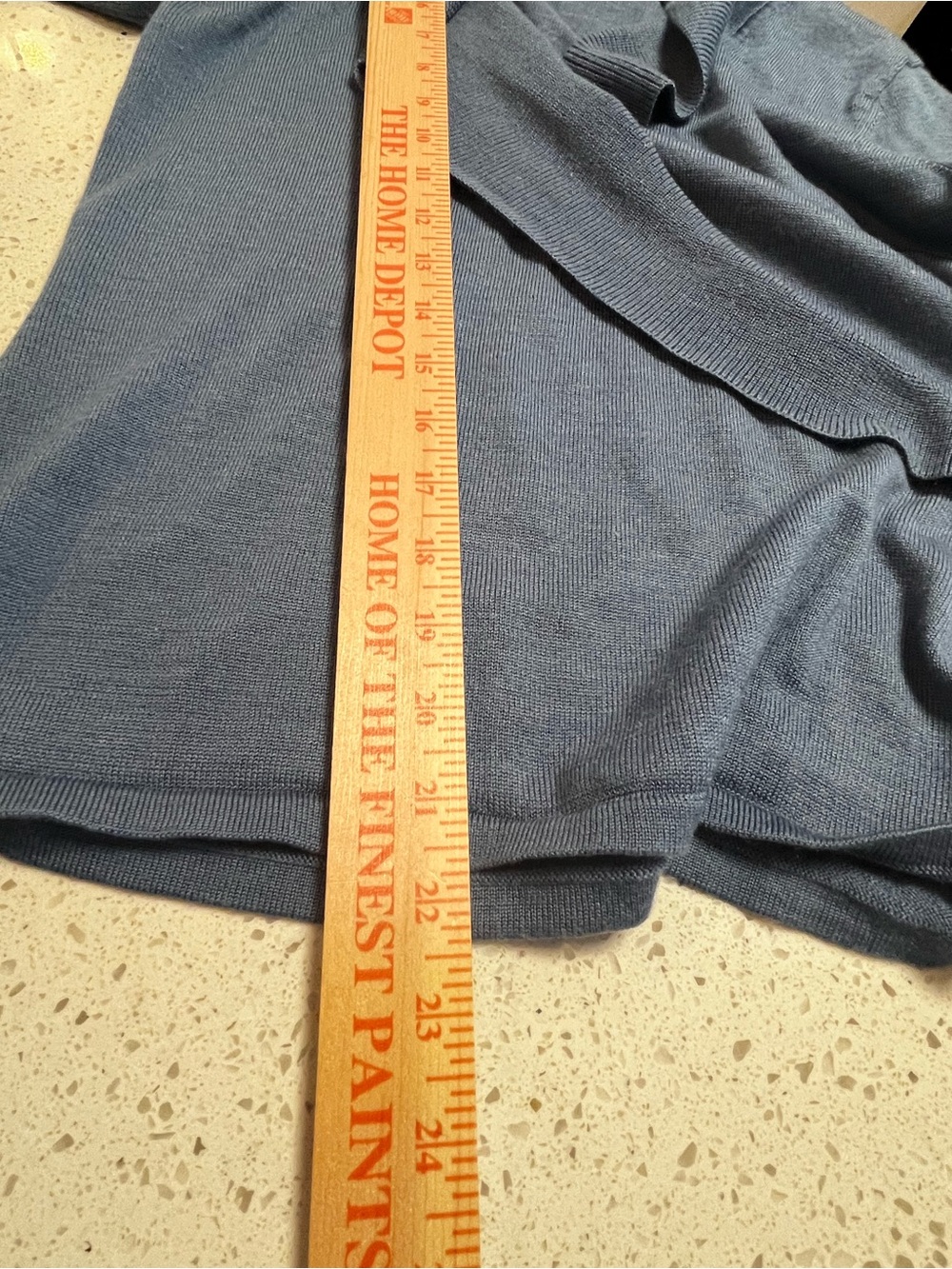 Ann Taylor Slate Blue Shawl Collar Wrap Cardigan - Picture 7 of 8
